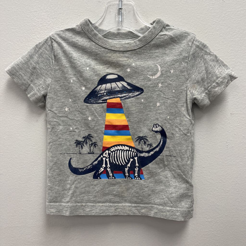 12-18M: Baby Gap Grey Spaceship T-shirt