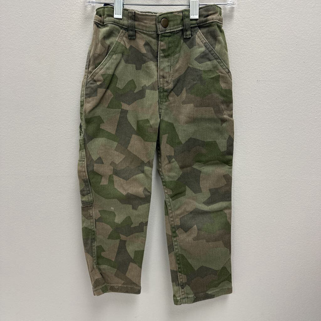 4: Hanna Andersson Green Camo Adjustable Waist Denim