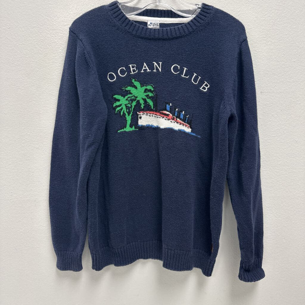 6: Janie and Jack Navy Beach Club Sweater