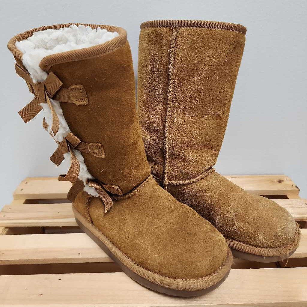 13: Koolaburra by Ugg Brown Shearling Tall Boots