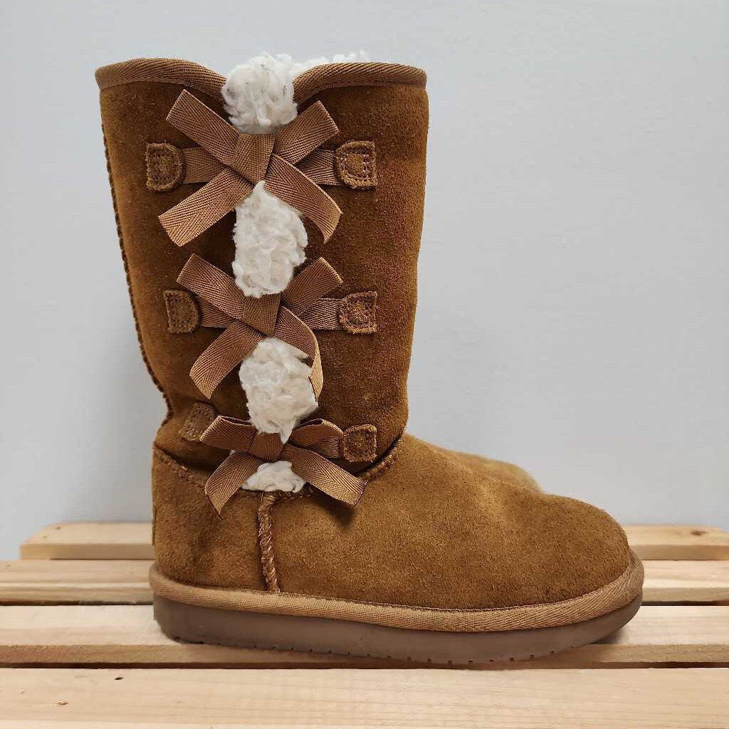 13: Koolaburra by Ugg Brown Shearling Tall Boots