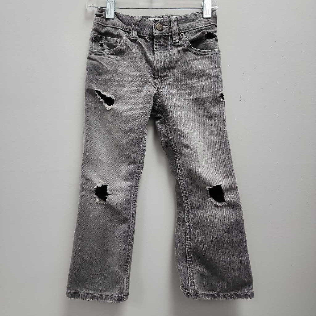 4: Gap Grey Distressed Denim with Adjustable Waist