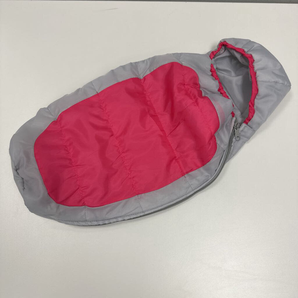 Sophia's 18" Doll Pink Cocoon Style Camping Sleeping Bag