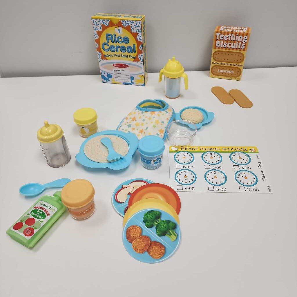 Melissa & Doug Mine to Love Mealtime Play Set for Dolls