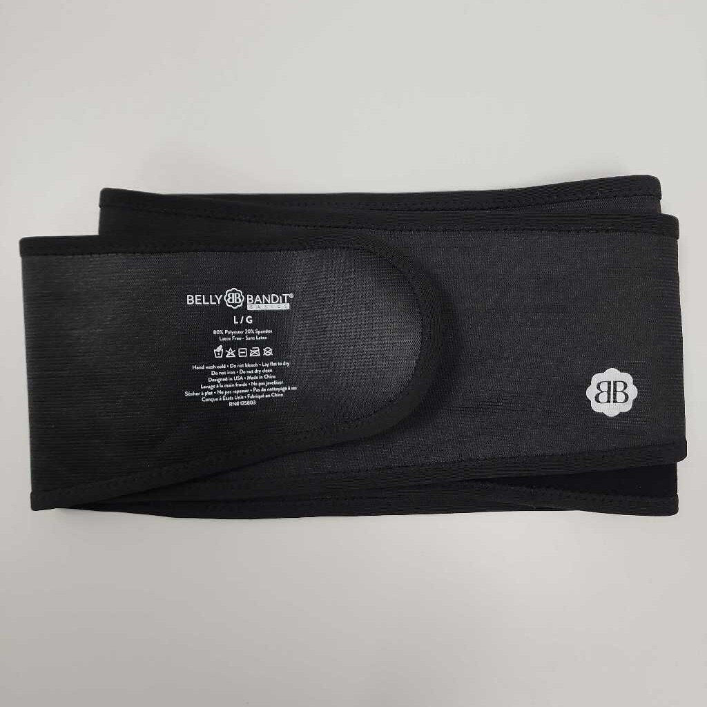 L: Belly Bandit Black Maternity Support Belt