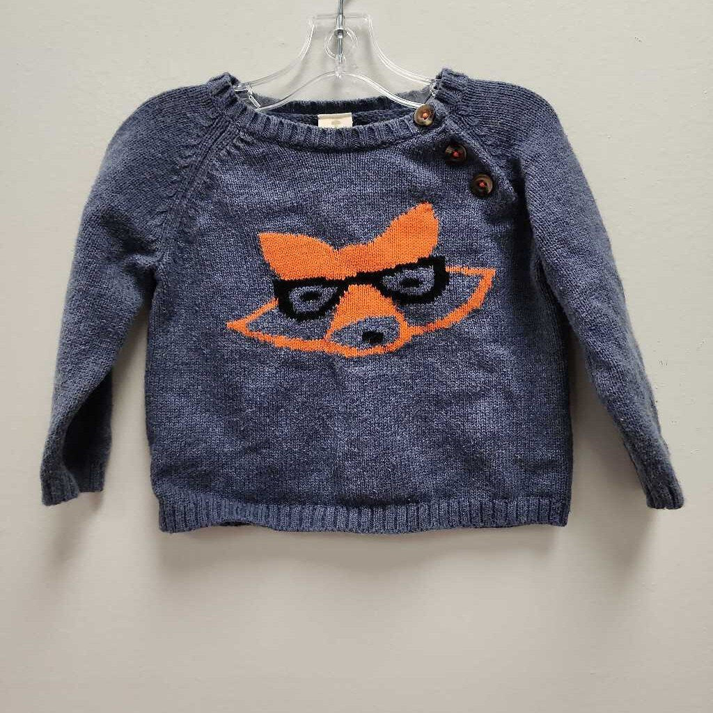 9M: Tucker & Tate Blue Raccoon Sweater