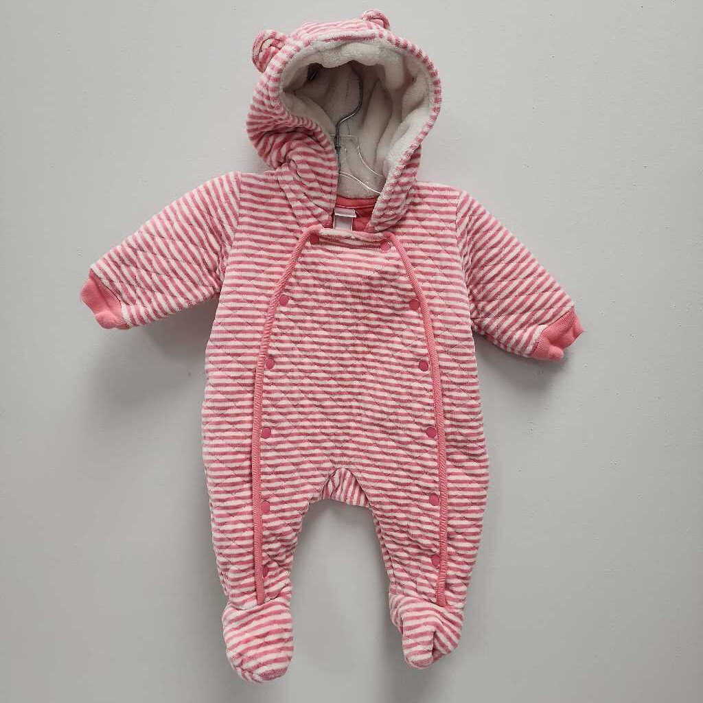 NB: Nordstrom baby Pink velour quilted baby bunting