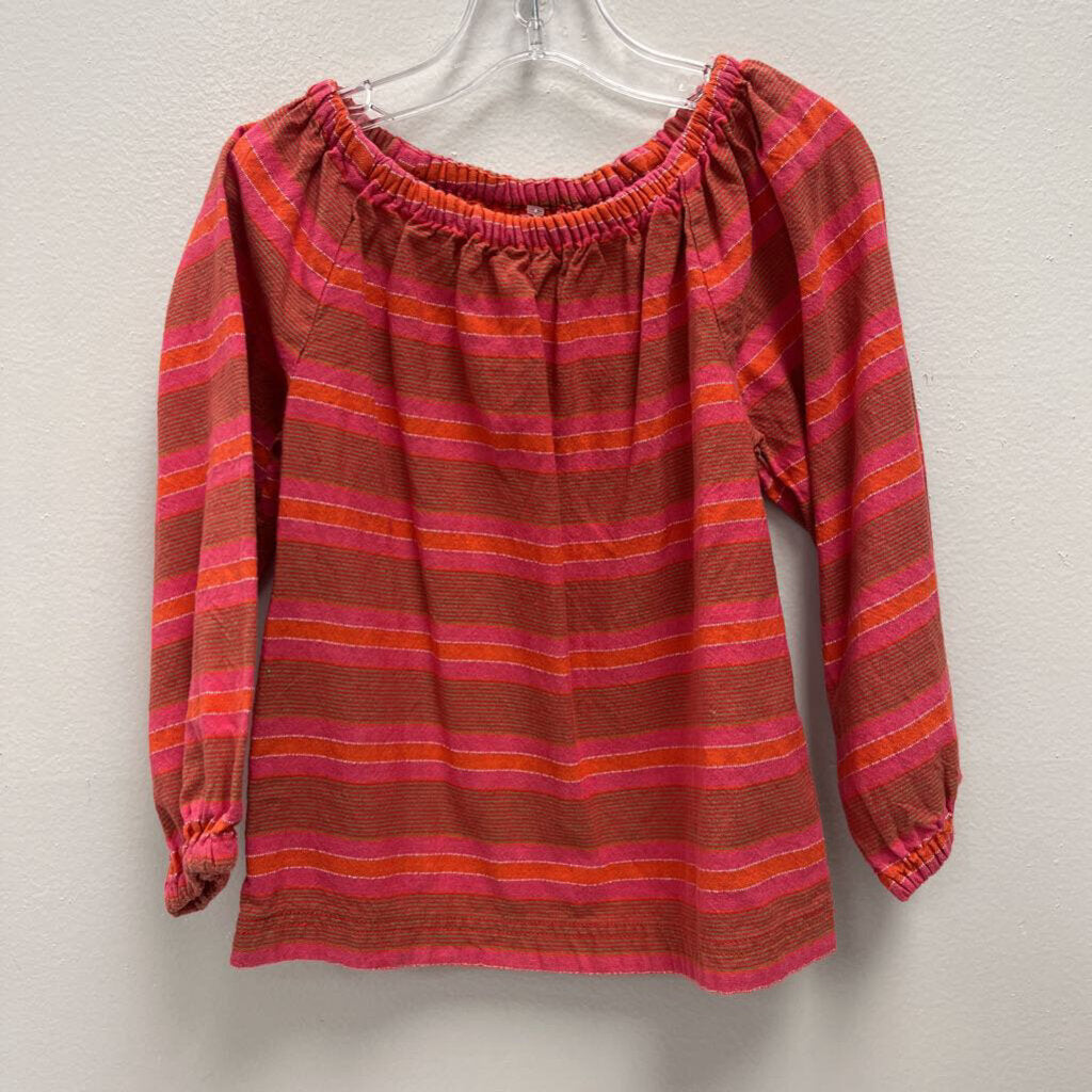 4-5: Peek Pink/Orange Striped Tunic