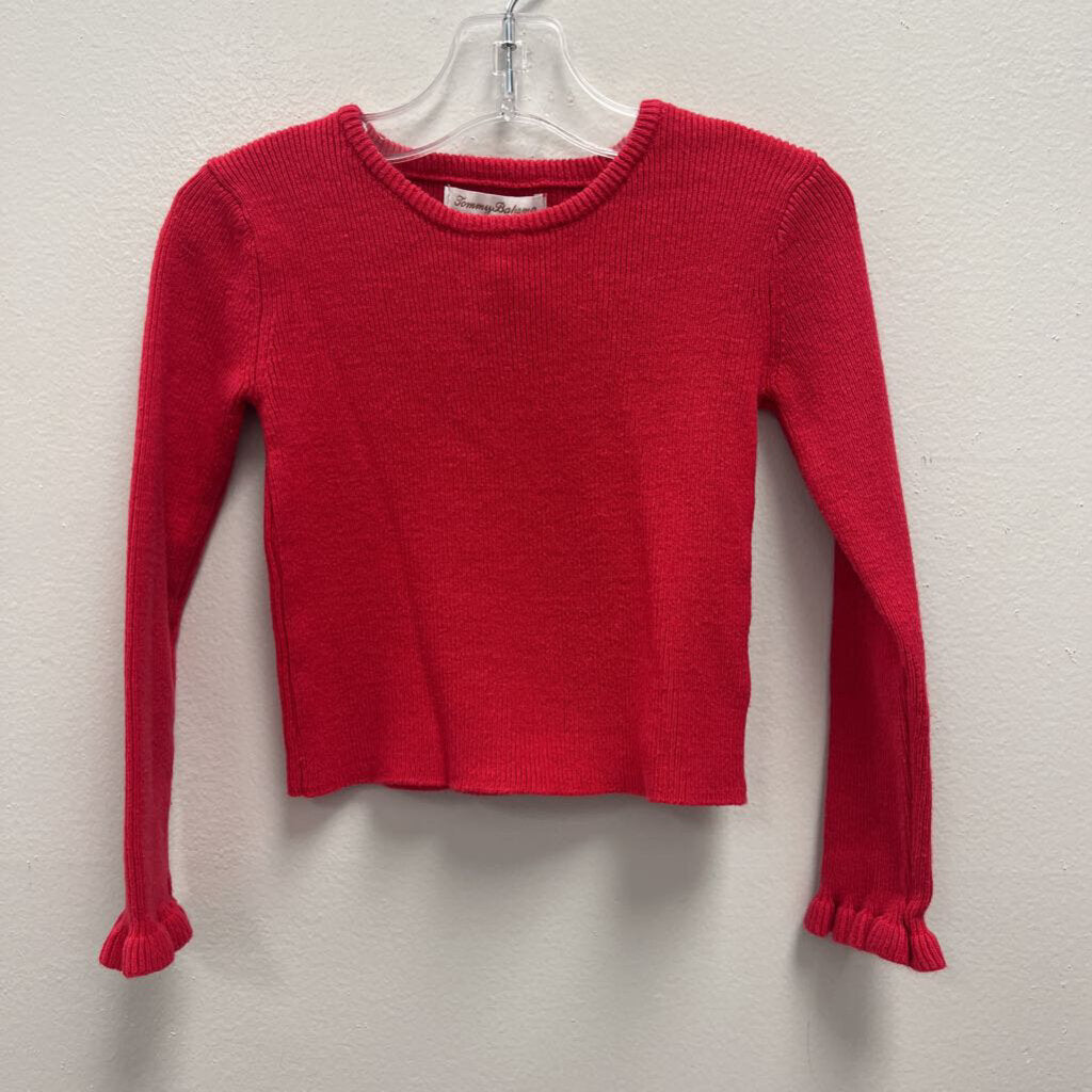 4: Tommy Bahama Red Sweater with Ruffle Cuff