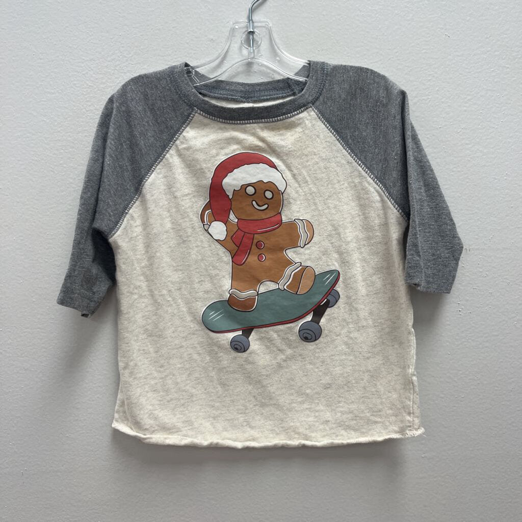 2T: Sweet Wink Gingerbread Skater Raglan T-Shirt