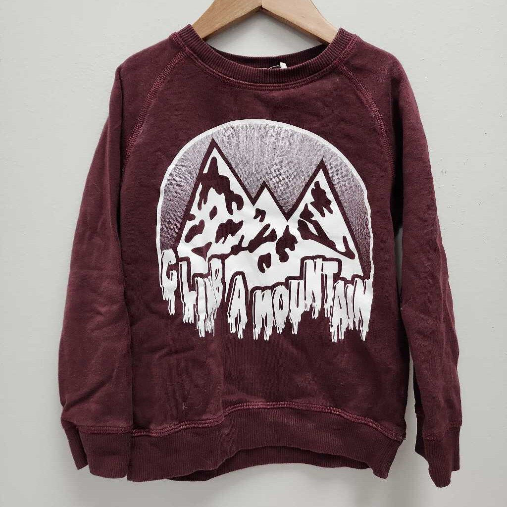 6: Stella McCartney Kids Maroon Climb a Mountain Graphic Sweatshirt