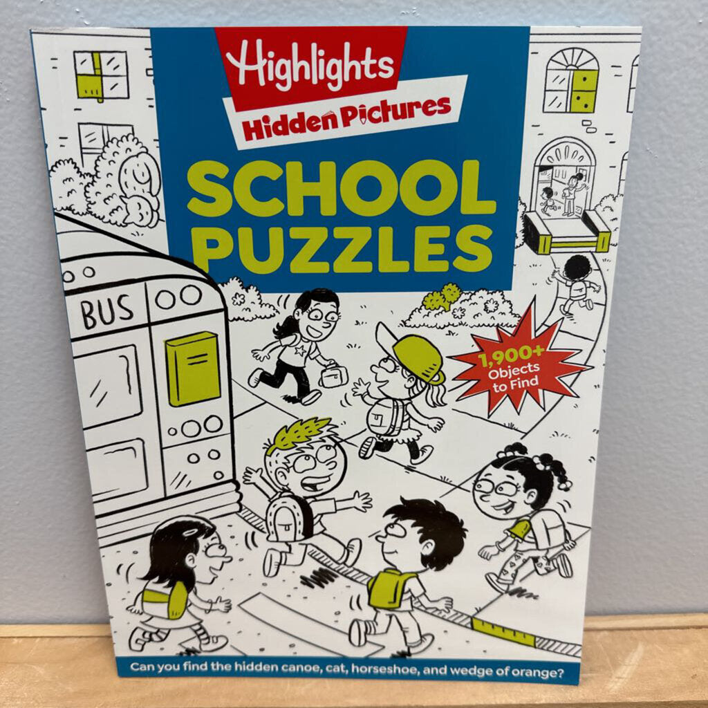 Highlights Hidden Pictures - School Puzzles