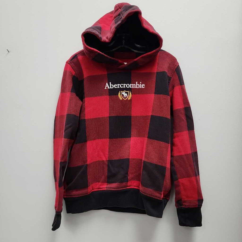 11/12: Abercrombie Kids Embroidered Plaid Hoodie