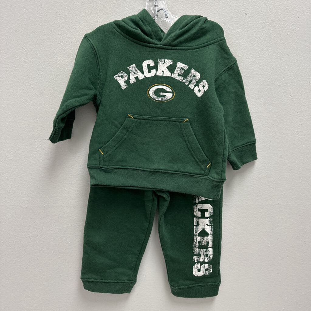 12M: NFL Team Apparel Green Bay Packers sweatpants & sweatshirt