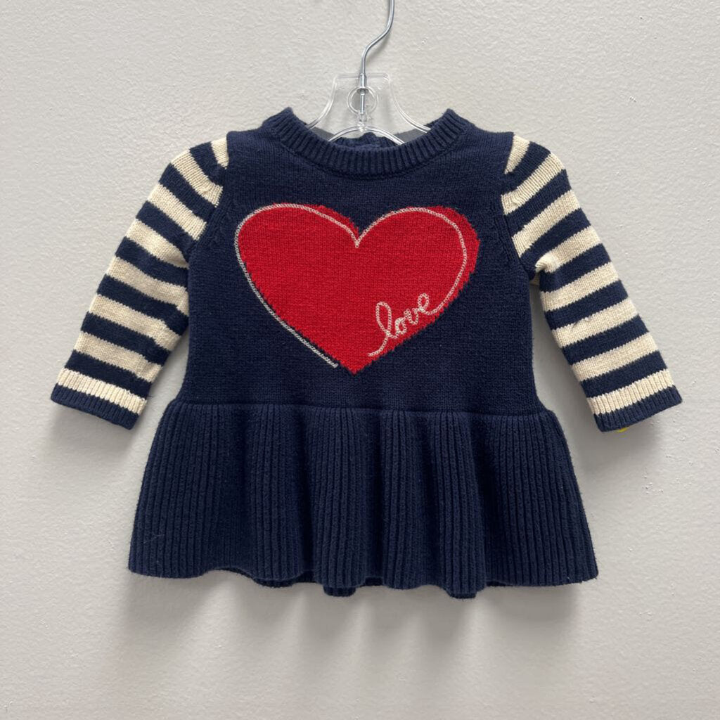 0-3M: Baby Gap Heart Sweater Dress