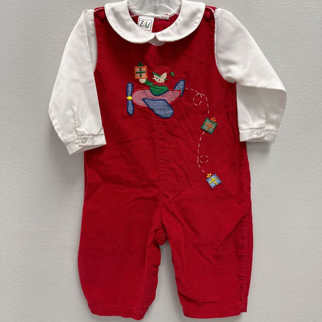 9M: ZU Elf applique overalls