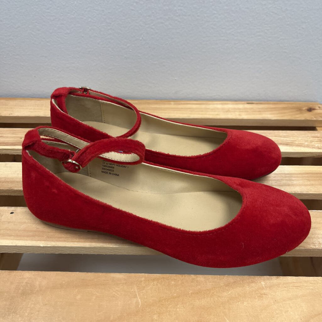 3: Janie and Jack Velvet Ankle Strap Flats