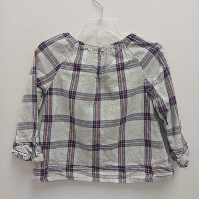 3: Hope & Henry Plaid Flannel Blouse