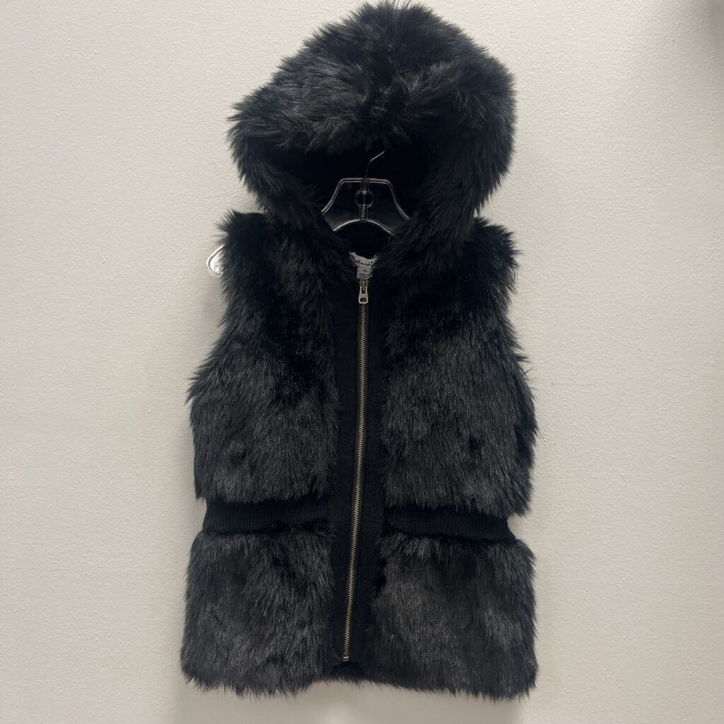 6X: Splendid Faux Fur Hooded Vest