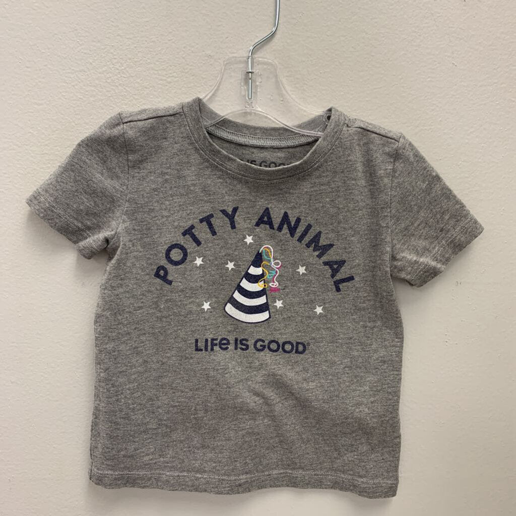 2T: Life is Good "Potty Animal" t-shirt