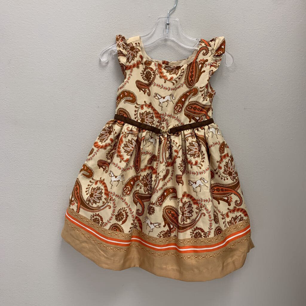 18-24M: Janie and Jack printed dress w/diaper cover NWT