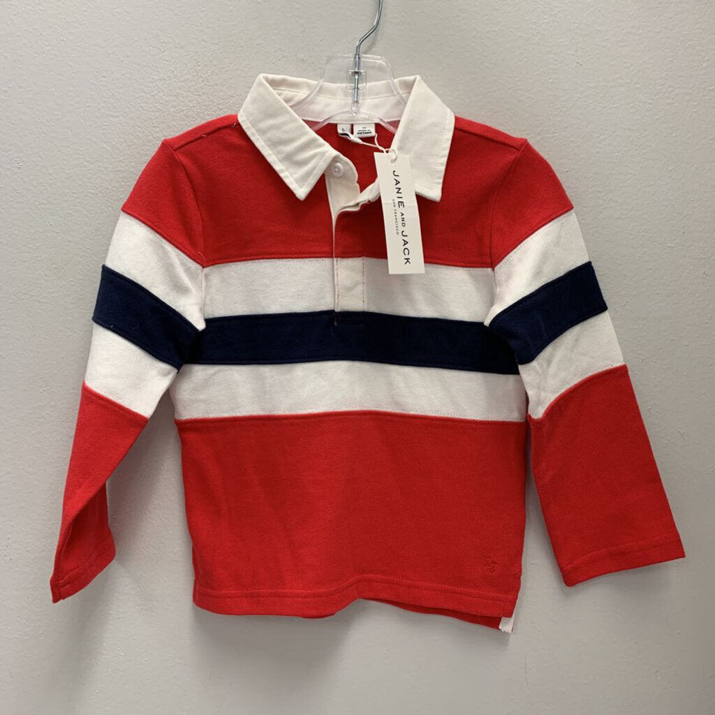 2T: Janie and Jack Long Sleeve Polo NWT