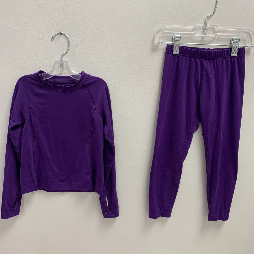 4: Lands' End Long Sleeve Shirt & Leggings Set