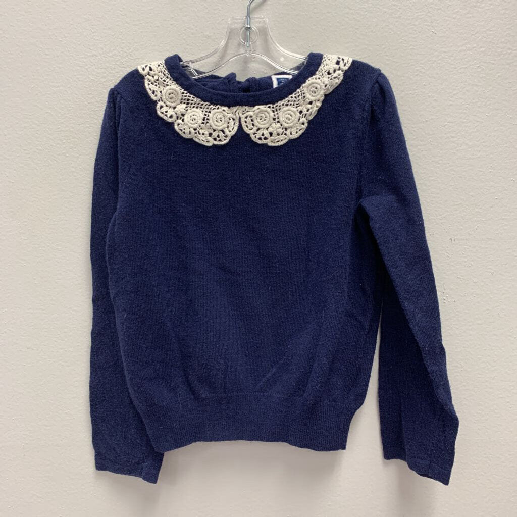 4: Janie and Jack Embroidered Peter Pan Collar Sweater