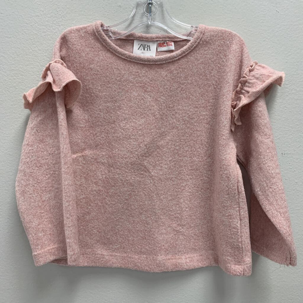 12-18M: Zara ruffle shoulder sweater