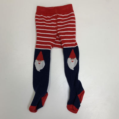 6-12M: Santa face knit tights