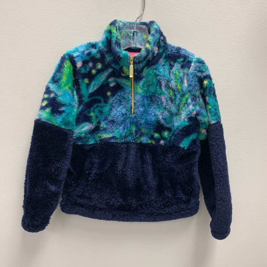 2-3: Lilly Pulitzer fleece pull-over