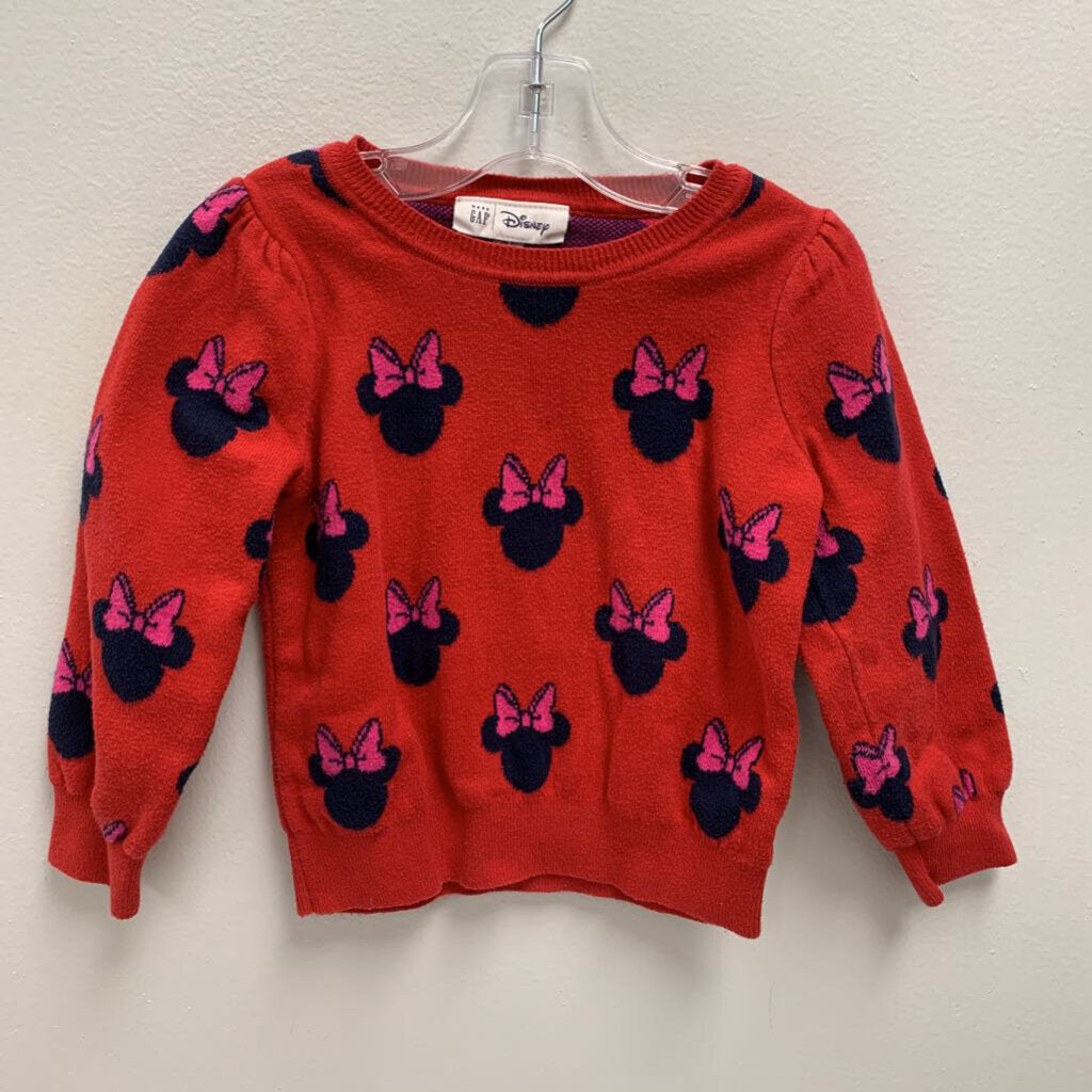 4: Baby Gap Disney Minnie head print knit sweater