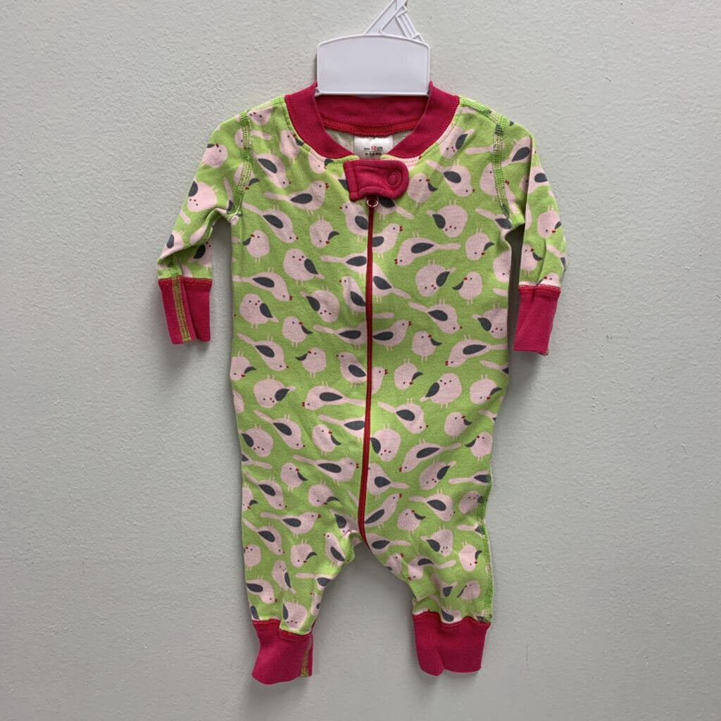 0-6M: Hanna Andersson birdie print romper