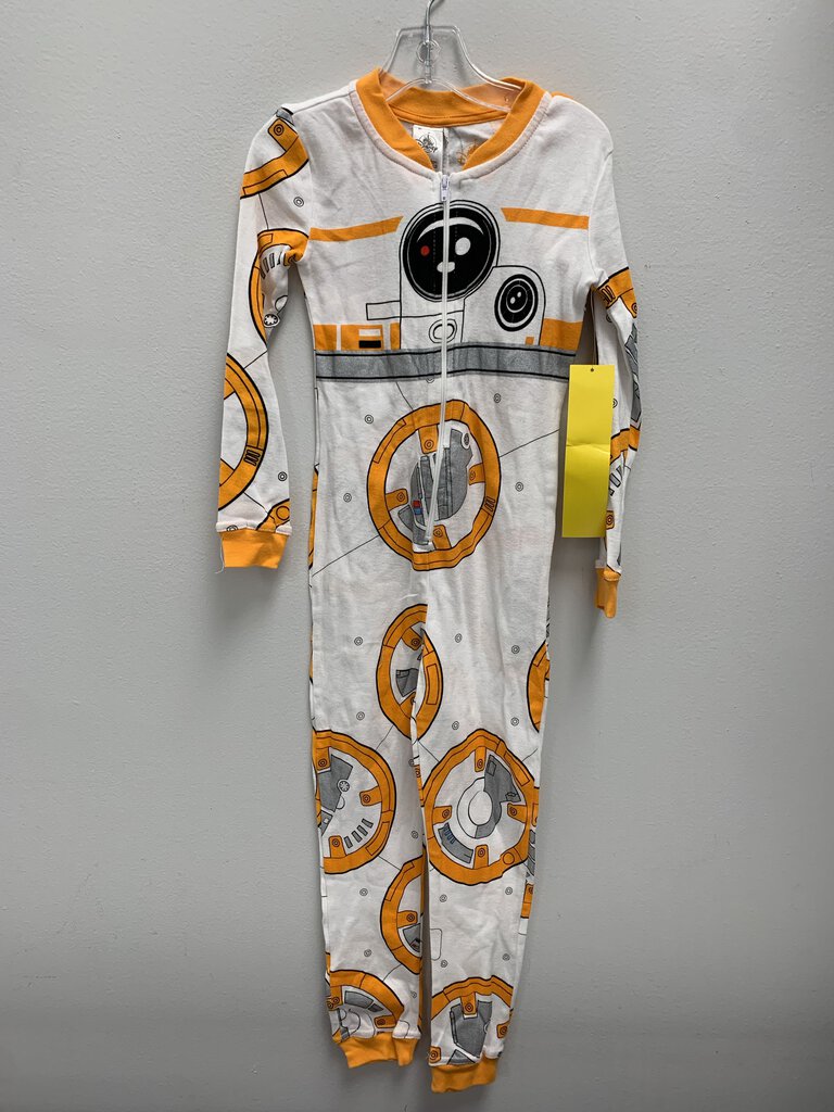 6: Disney Store Star Wars BB8 Zippered Pajamas NWT