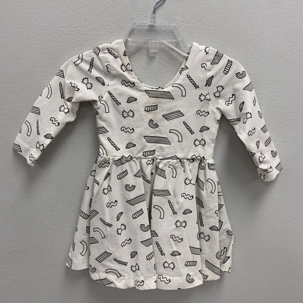 12-18M: Monica + Andy pasta print dress