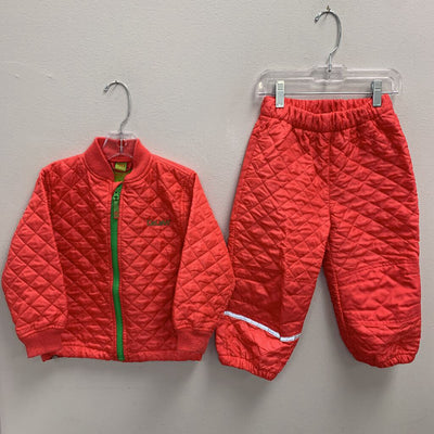 2-3: Celavi Quilted Jacket & Trouser Set AS IS cuffs