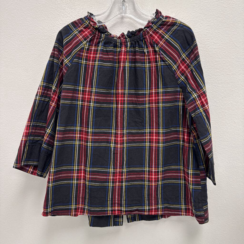 8: Crewcuts Plaid Button Back Top