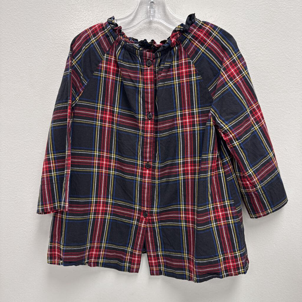 8: Crewcuts Plaid Button Back Top