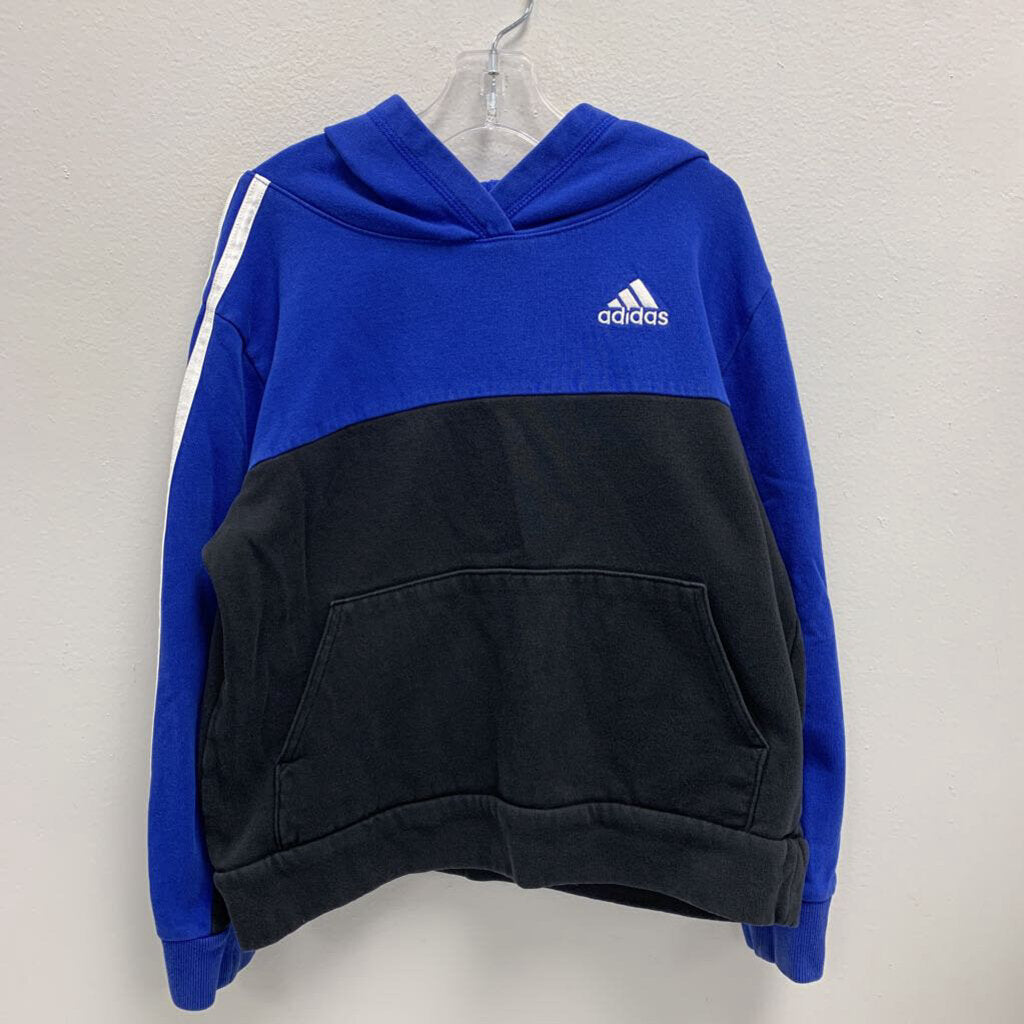 8: Adidas Logo Hoodie w/ Striped Sleeves