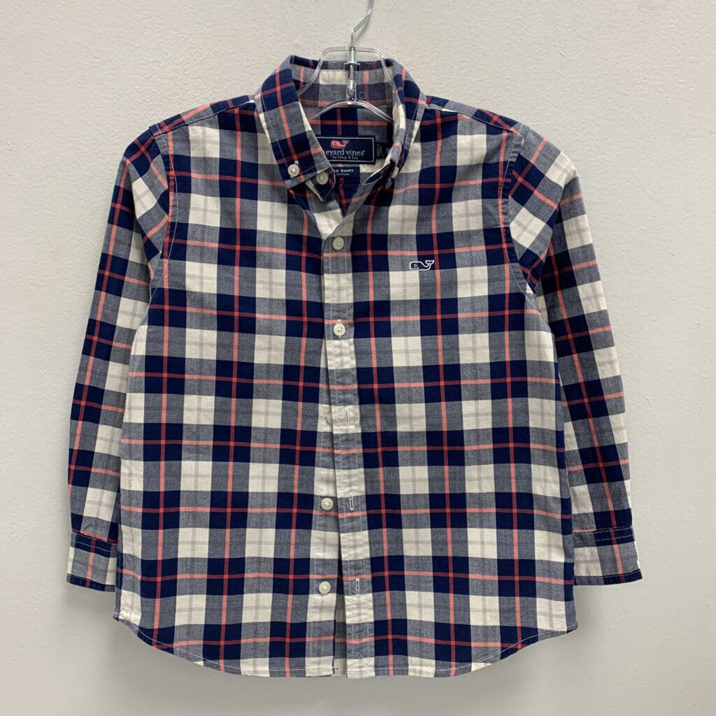 5: Vineyard Vines Plaid Collared Shirt