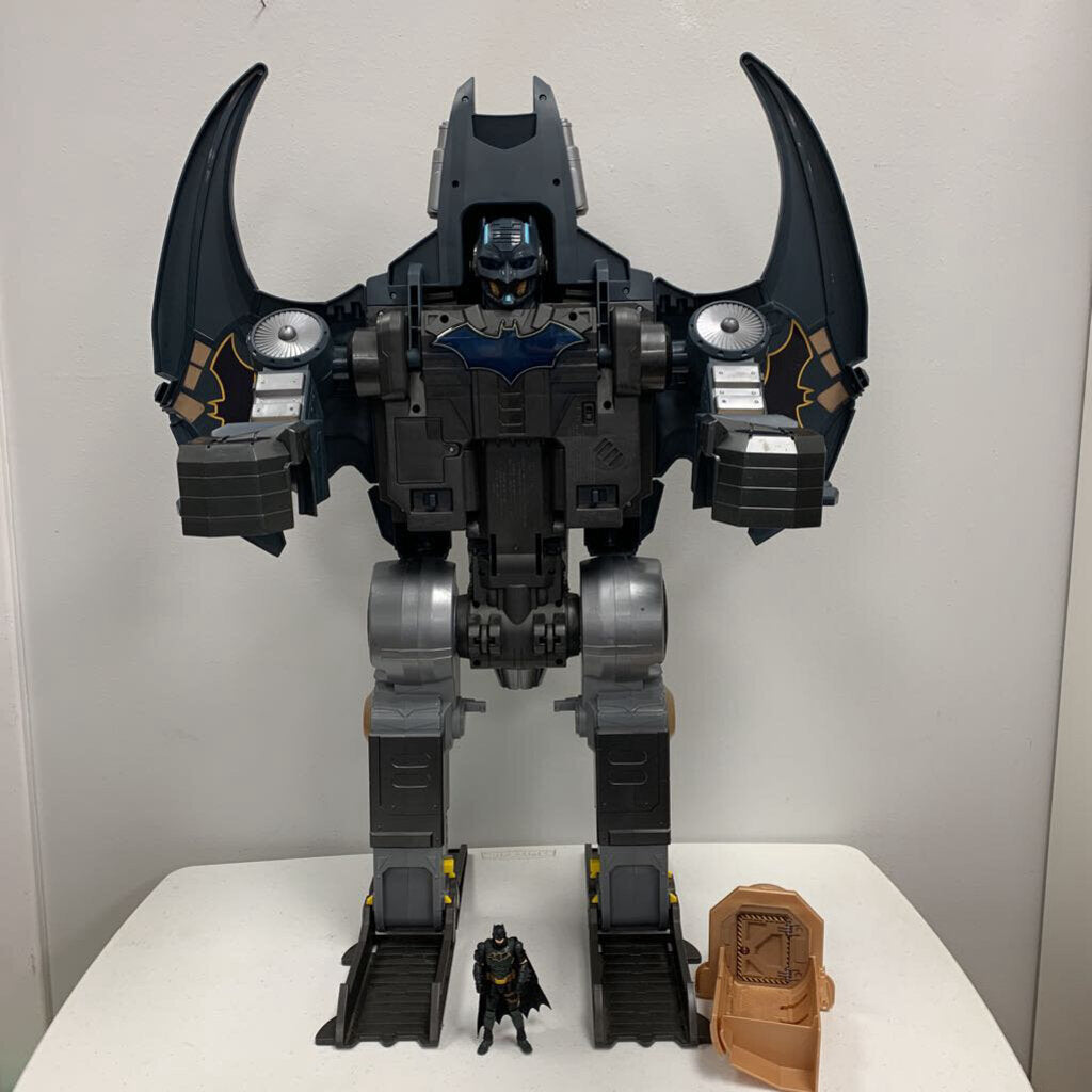 DC Comics Batman Gotham City Guardian 4-in-1 Transformation (AS-IS no motorcycle, missing cover on brown acc.)