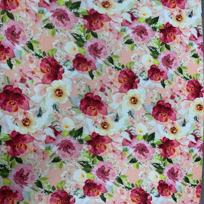 Posh Peanut Bamboo floral Changing Pad Cover