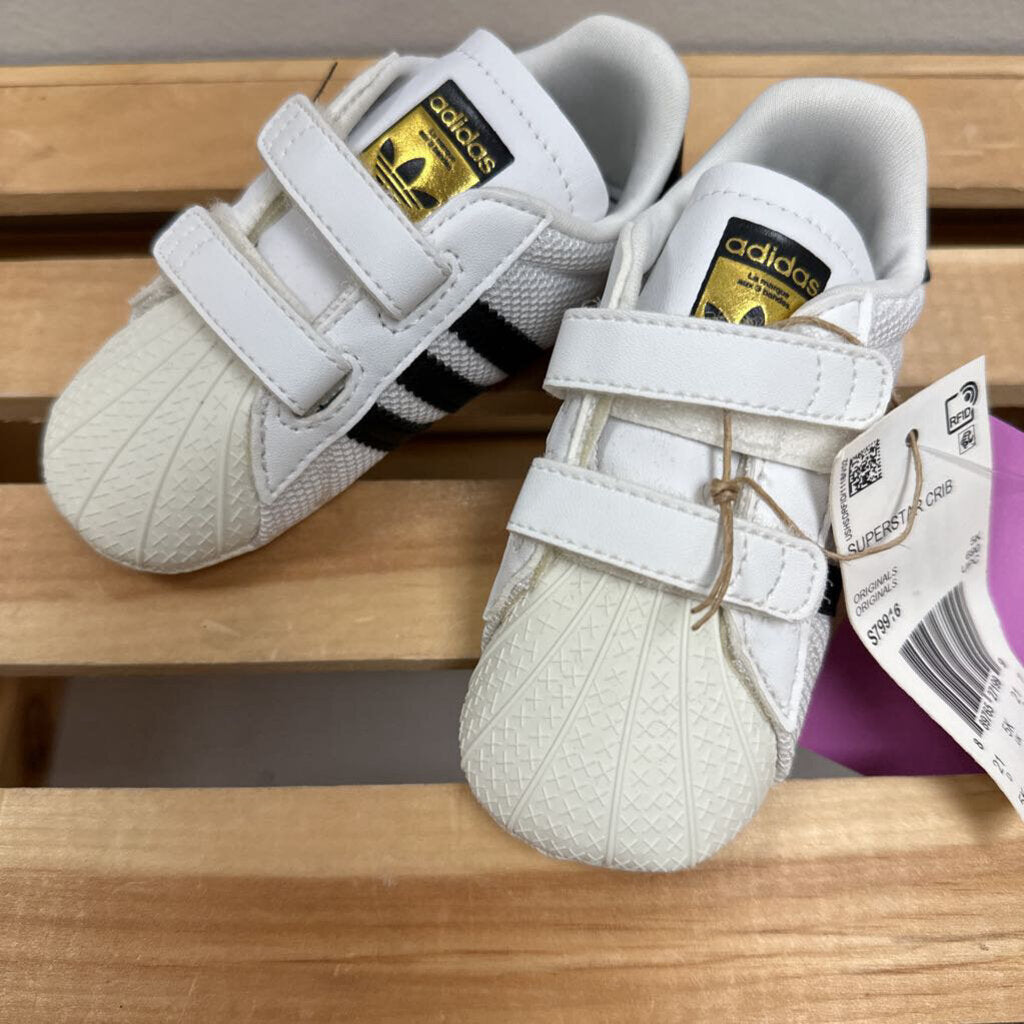 5: Adidas superstar crib sneakers NWT