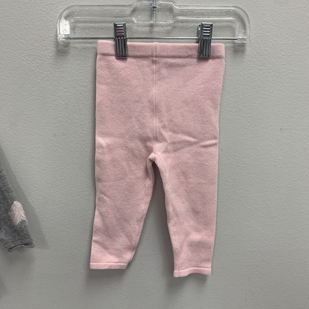 6M: Miniclasix Knit Star Sweater w/ Pink Leggings