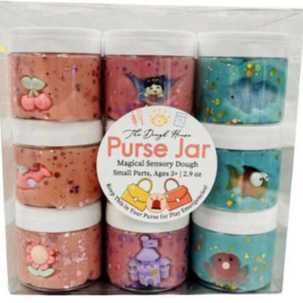 The Dough House Purse Jar - Pastel