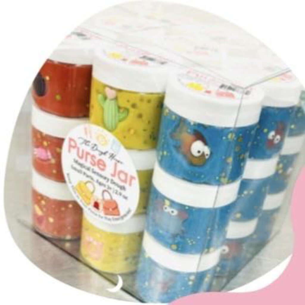 The Dough House Purse Jar - Primary (Red/Yellow/Blue)