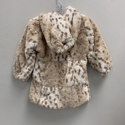 24M: Widgeon Animal Print Faux Fur Coat