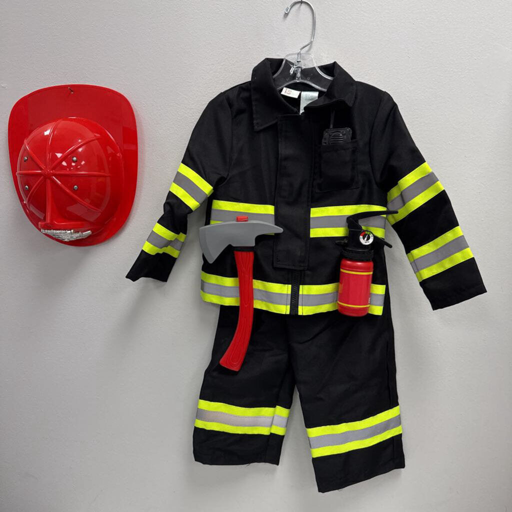 3T: I Want To Be Fireman Costume w/ Accessories