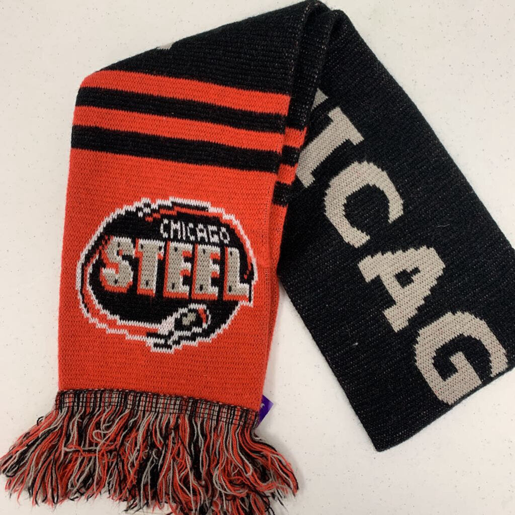 Chicago Steel knit scarf