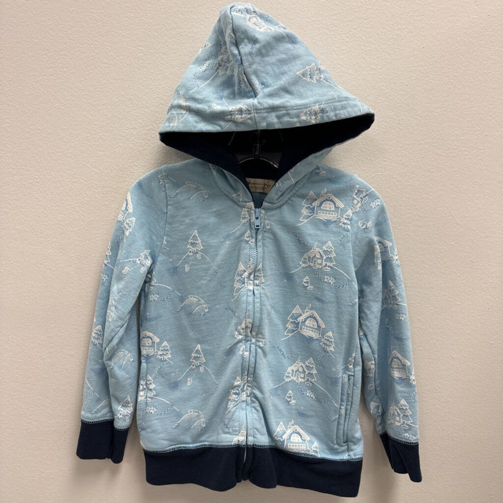 4T: Monica + Andy Snowy Day Hoodie